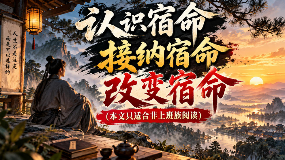 某公众号付费文章:认识宿命,接纳宿命,改变宿命(本文只适合非上班族阅读)-站长V课