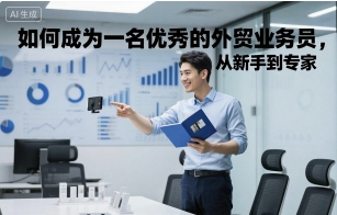 如何成为一名优秀的外贸业务员，从新手到专家-站长V课