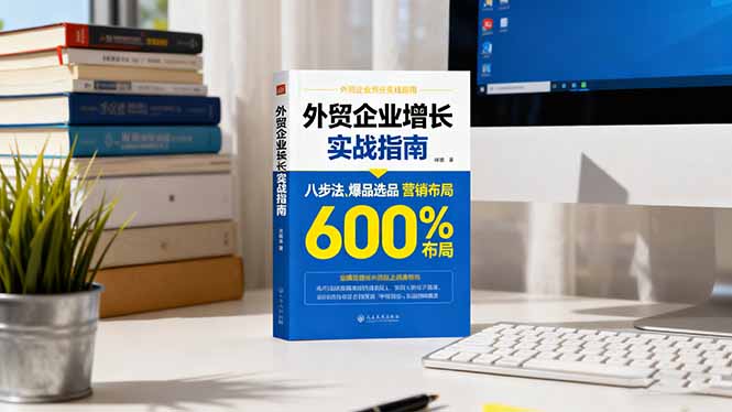 外贸企业增长实战指南,八步法、爆品选品、营销布局,业绩增长300%-站长V课