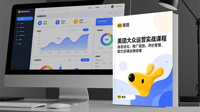 美团大众运营实战课程,排名优化、推广投放、评价管理,助力店铺业绩倍增-站长V课